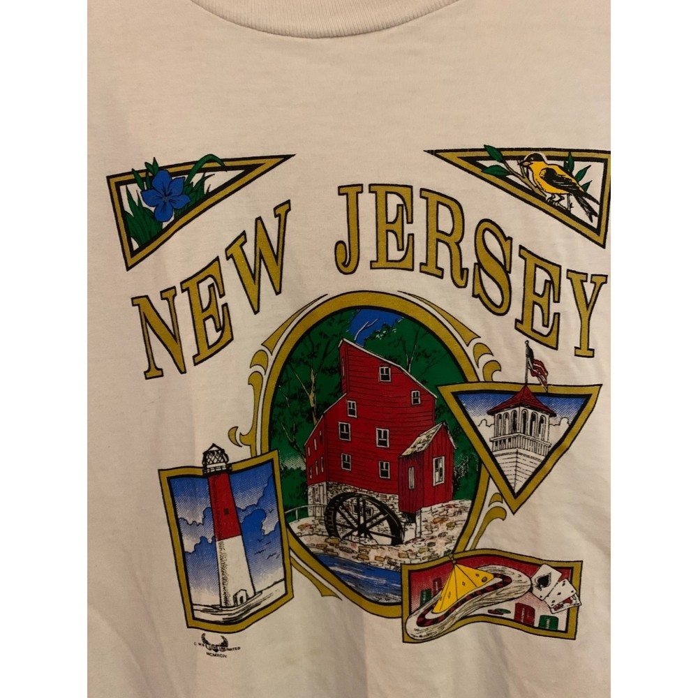 Vintage Jerzees Men's Size 3x New Jersey Made in USA T-Shirt - Picture 4 of 4